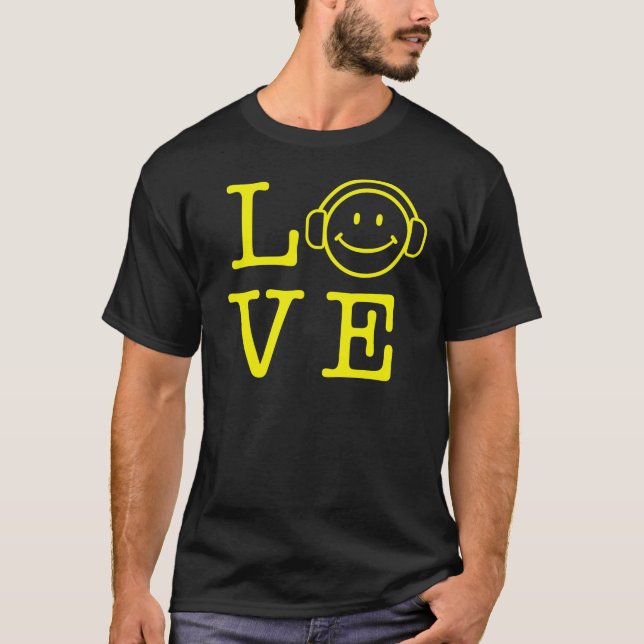 Camiseta Música de amor (Anverso)