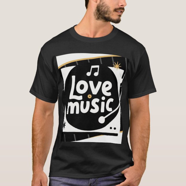 Camiseta Música de amor: Girar la alegría (Anverso)