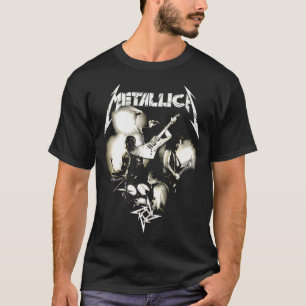 Camiseta Música de amor Metalizado N Guitarra Rock Lover Ho