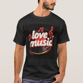 Camiseta Música de amor: Vinyl Vibes