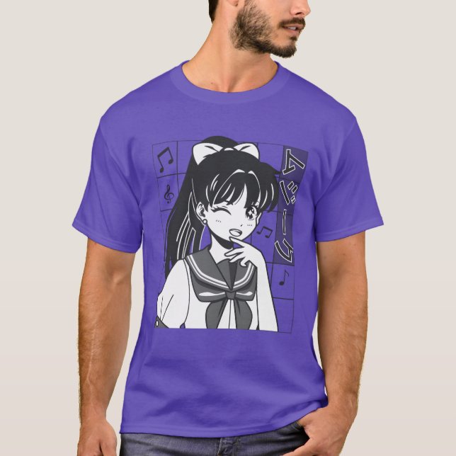 Camiseta Música de Anime (Anverso)