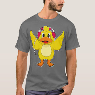 Camiseta Música de audífono de Duck