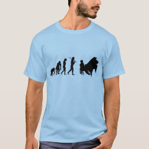 Camiseta Música de Bach Mozart Beethoven de los pianistas