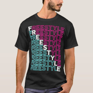 Camiseta Música De Baile Electrónica De Estilo Libre Delant