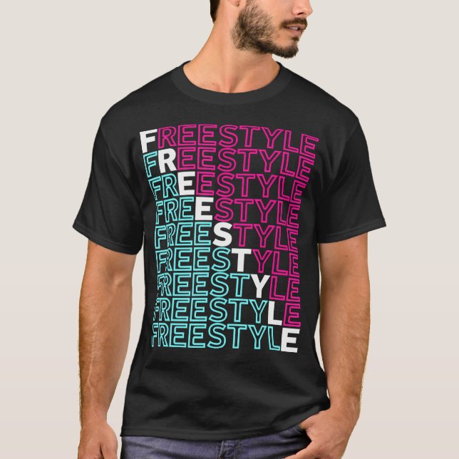 Camiseta Música De Baile Electrónica De Estilo Libre Delant (Anverso)