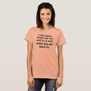 Camiseta Música de baile - Rockea, música rock - Diviértete