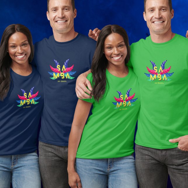 Camiseta Música de baile Samba brasileiro do Brasil (Subido por el creador)
