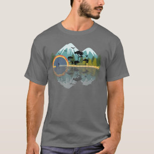 Camiseta Música de Banjo Bluegrass Mandolina Música Country