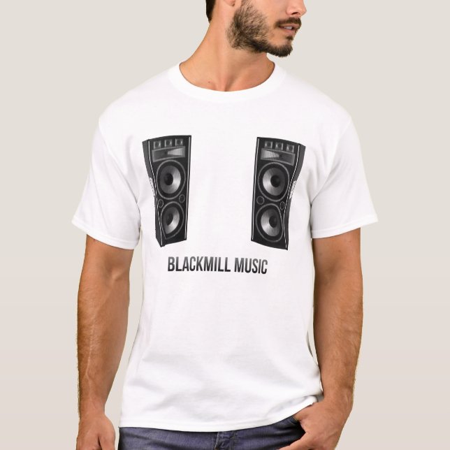 Camiseta Música de Blackmill (Anverso)