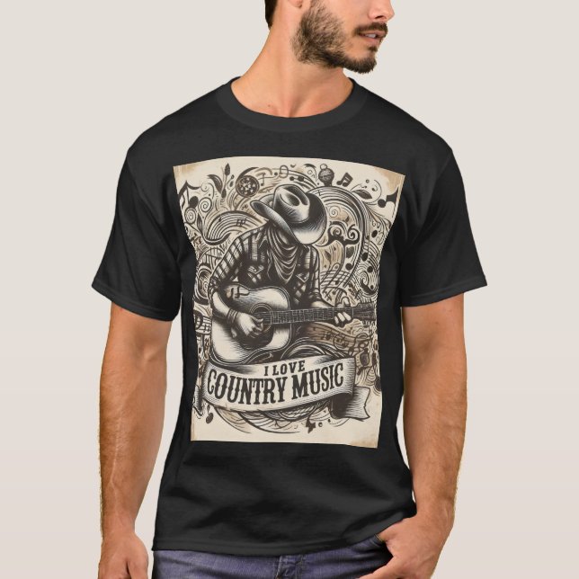Camiseta Música de campo. (Anverso)