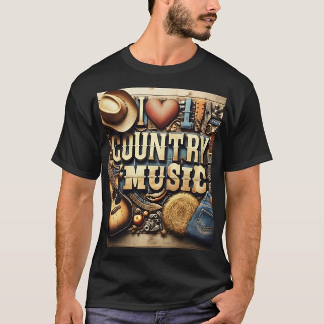 Camiseta Música de campo. (Anverso)