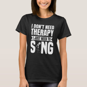 Camiseta Música de cantante cantante artista profesional de