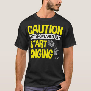 Camiseta Música de cantante cantante cantante cantante cant