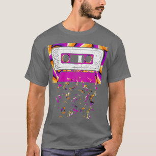 Camiseta Música de casete de los 80 Músico Concierto de mús