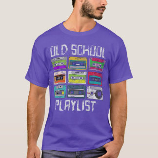 Camiseta Música de casete Playlist retro de los 80 regalo d
