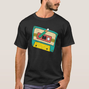 Camiseta Música de cinta de casete Día Nacional Retro