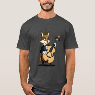 Camiseta Música de color de camisas de coyote de personaliz