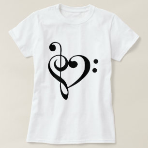 Camiseta Música de corazón