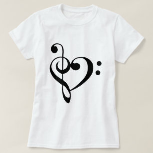 Camiseta Música de corazón