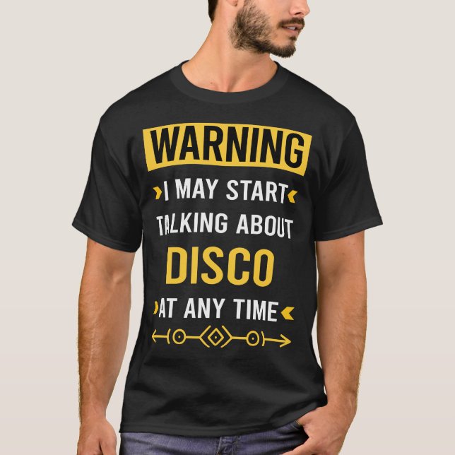 Camiseta Música de disco de advertencia (Anverso)