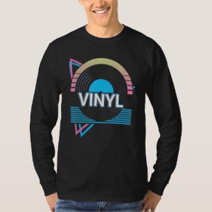 Camiseta Música de discos de vinilo retro vinilos vintage