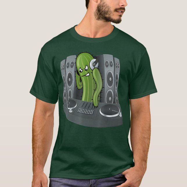 Camiseta MÚSICA DE DJ ELECTRÓNICO DE Guay PICKLE DJ TSHIRT  (Anverso)