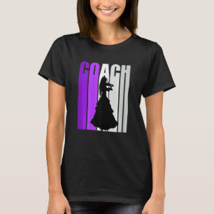 Camiseta Música de entrenador de violín violáceo Purple Ret