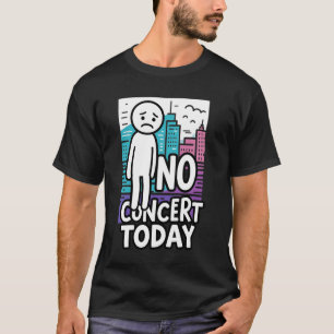 Camiseta Música de figuras de palitos tristes Concierto Ama