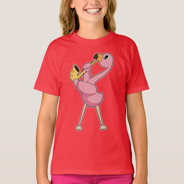 Camiseta Música de flamenco saxofónica (Anverso)