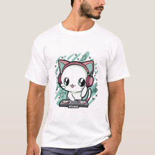Camiseta música de gatos