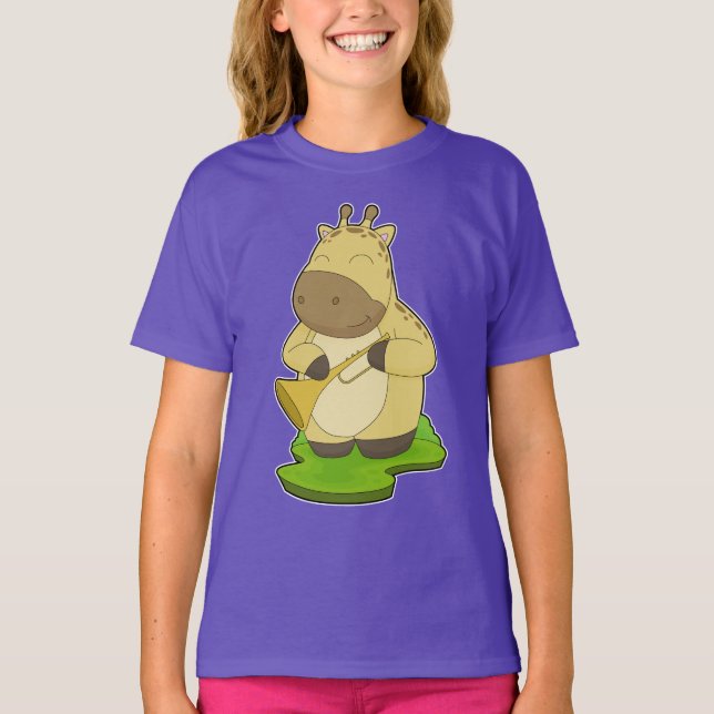 Camiseta Música de Giraffe Trumpet (Anverso)