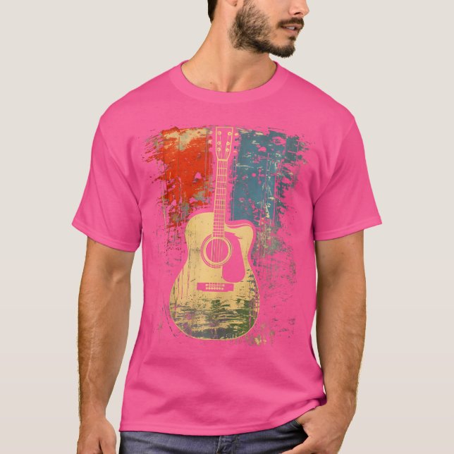 Camiseta Música de guitarra 106 (Anverso)