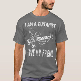 Camiseta Música De Guitarra Bass Soy Músico Guitariano Amo 