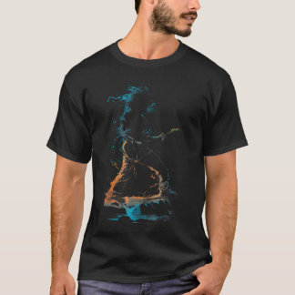 Camiseta Música de Guitarra con Energía Cool Para