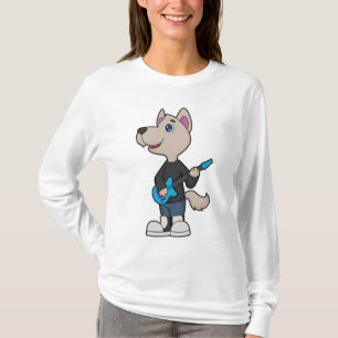 Camiseta Música De Guitarra De Perro