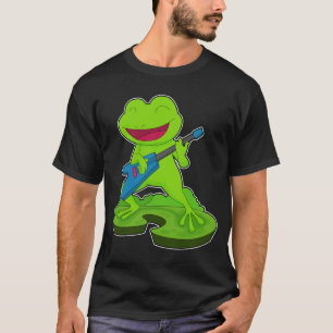 Camiseta Música de guitarra de sapo