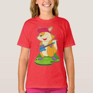 Camiseta Música de guitarra del músico Fox