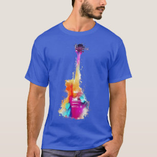 Camiseta Música de guitarra divertida