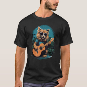 Camiseta Música de Guitarra Hawaiana Festival de Concierto 