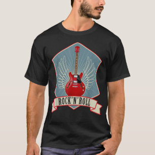 Camiseta Música de guitarra Lover Roch n Roll