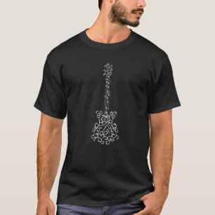Camiseta Música de Guitarra Mandala de Guitarra