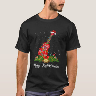 Camiseta Música de guitarra Ukulele hawaiano Mele Kalikimak