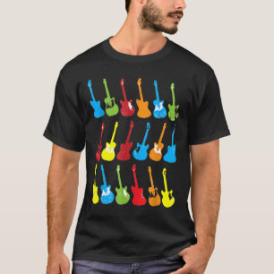 Camiseta Música de Guitars