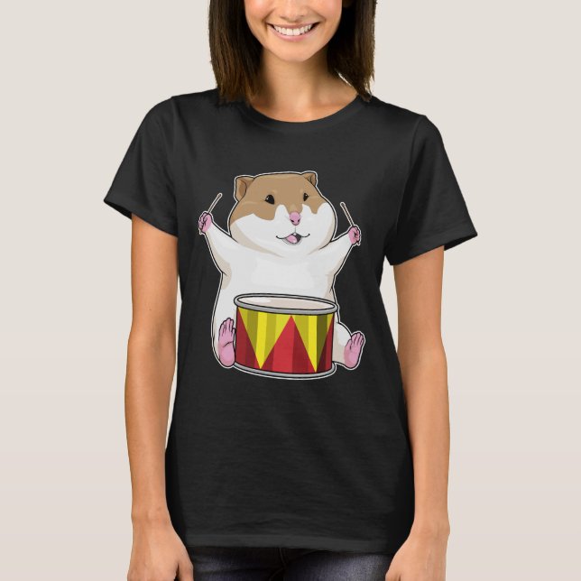 Camiseta Música de Hamster Drum (Anverso)