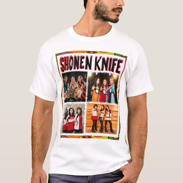 Camiseta Música de hora feliz con cuchillo Shonen (Anverso)