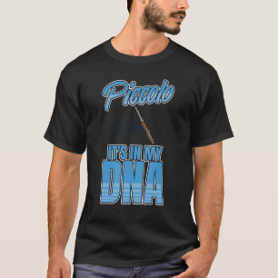 Camiseta Música de instrumento piccolo Flautista principian