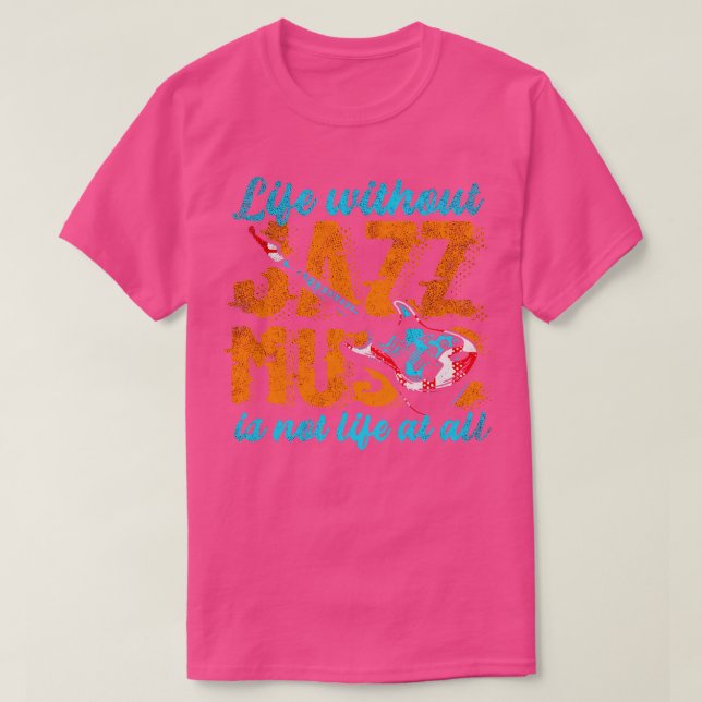 Camiseta Música de jazz 10 (Diseño del anverso)