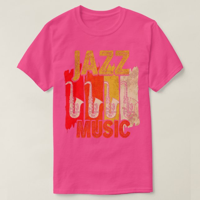 Camiseta Música de jazz 15 (Diseño del anverso)