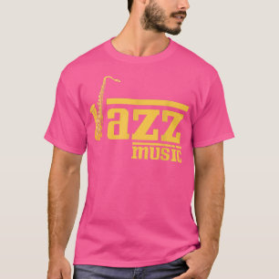 Camiseta Música de Jazz Música Orquesta de Banda Saofóbica