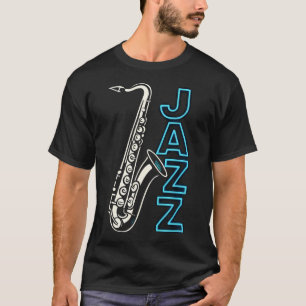 Camiseta Música de Jazz - Saxofonista